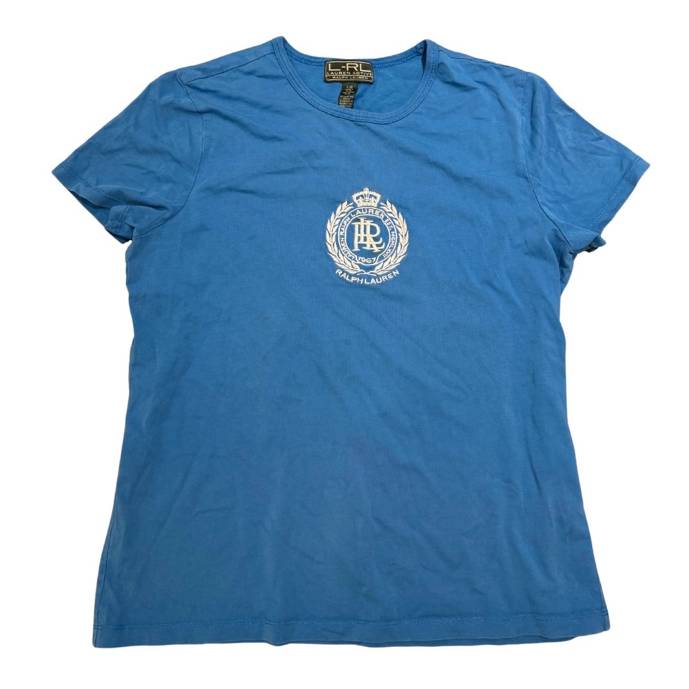Vintage Ralph Lauren Blue Crest Tee